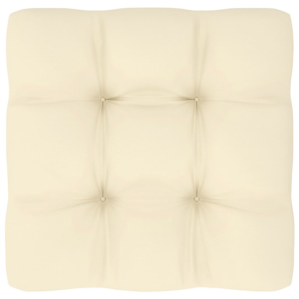 9-tlg. Garten-Lounge-Set Kissen Honigbraun Kiefer Massivholz